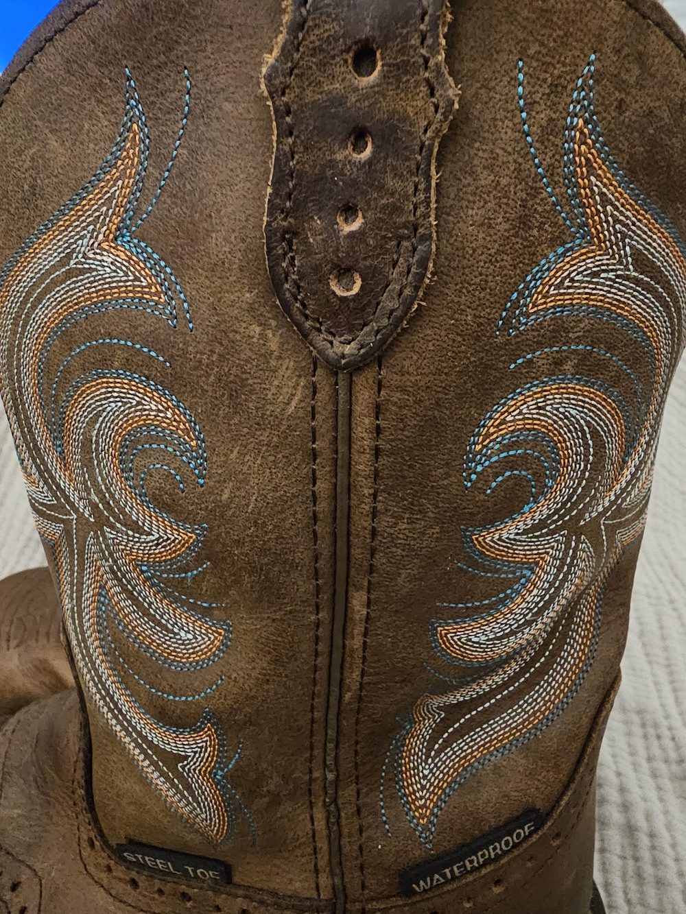 Justin GYPSY Brown Leather Boots.  Size 9
